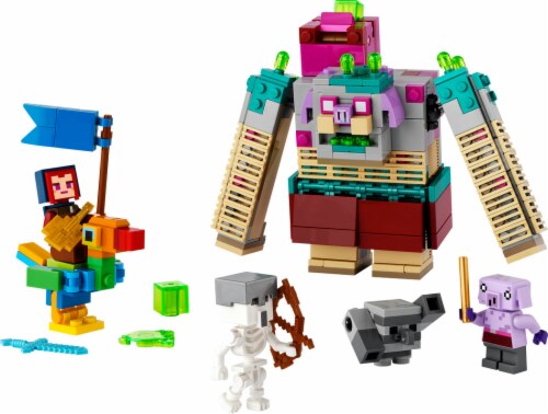 Lego® Minecraft Legends 21257 The Devourer Showdown Set Perspective: top
