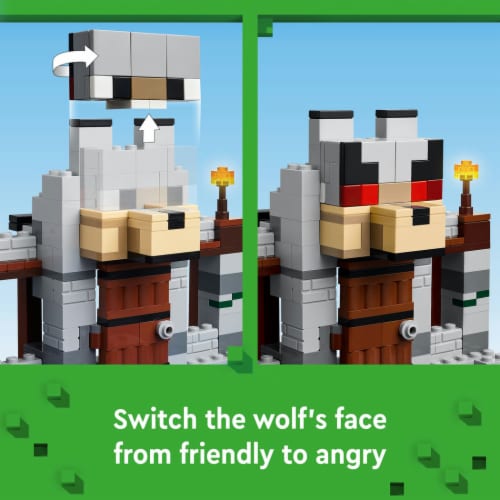 LEGO® Minecraft Stronghold Fortress Set Perspective: top