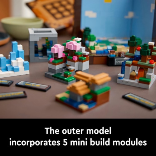 LEGO® Minecraft The Crafting Table Build and Display Set for Adults 21265 Perspective: top