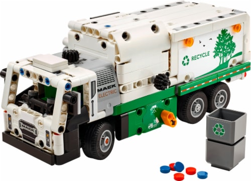 LEGO® Technic™ Mack® LR Electric Garbage Truck Perspective: top
