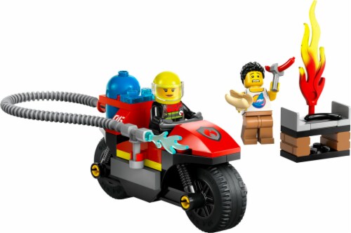 LEGO® City Fire Rescue Motorcycle Perspective: top