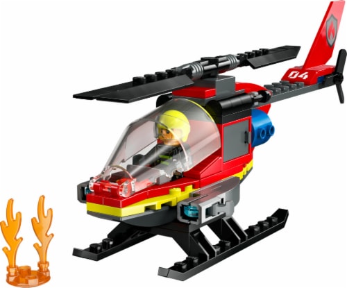 LEGO® City Fire Rescue Helicopter 60411 Perspective: top