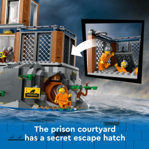 Lego® Police Prison Island Perspective: top