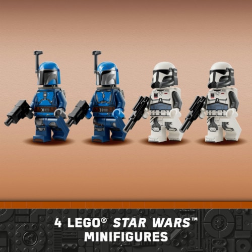 LEGO® Star Wars™ Ambush on Mandalore™ Battle Pack Building Set Perspective: top