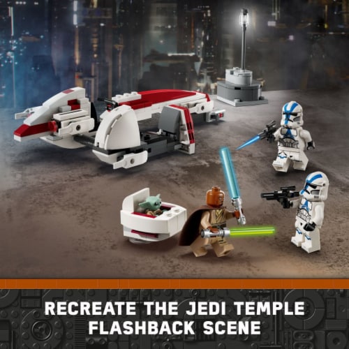 LEGO® Star Wars™ Barc Speeder Escape Mandalorian Toy 75378 Building Set Perspective: top