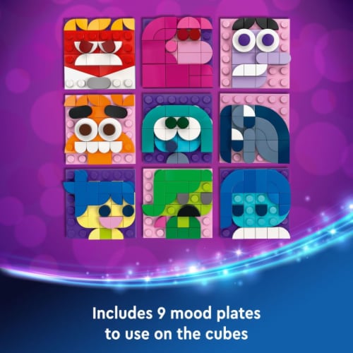 LEGO® Disney® Inside Out 2 Mood Cubes Building Set Perspective: top
