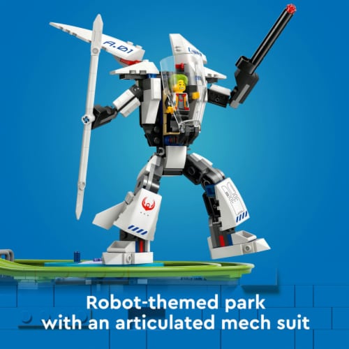 LEGO® City Robot World Roller Coaster Park 60421 Perspective: top