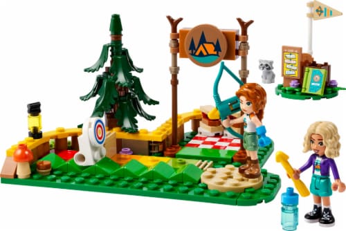 LEGO® Friends™ Adventure Camp Archery Range Toy with Mini Dolls Perspective: top