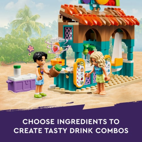 LEGO® Friends™ Beach Smoothie Stand Play Food Set Perspective: top