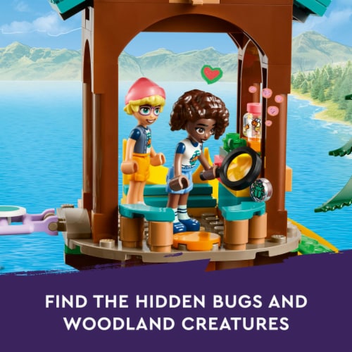 LEGO® Friends™ Adventure Camp Tree House Toy with Doll Accessories Perspective: top