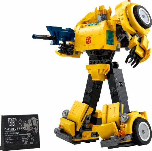 LEGO® Icons Transformers Bumblebee Collectible Building Set Perspective: top