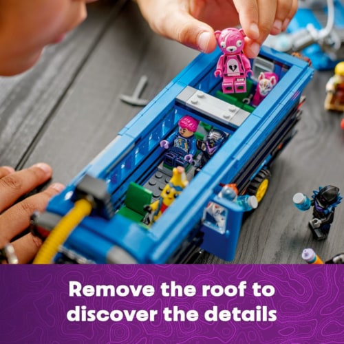 LEGO Fortnite Battle Bus Collectible Building Toy 77073 Perspective: top