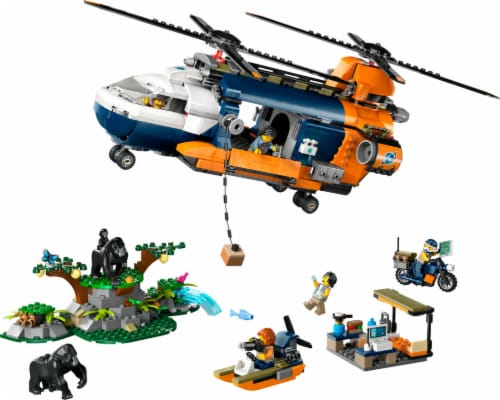 LEGO® City Jungle Explorer Helicopter 60437 Perspective: top