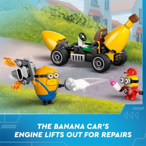 LEGO® 75580 Despicable Me 4 Mininions and Banana Car Set Perspective: top