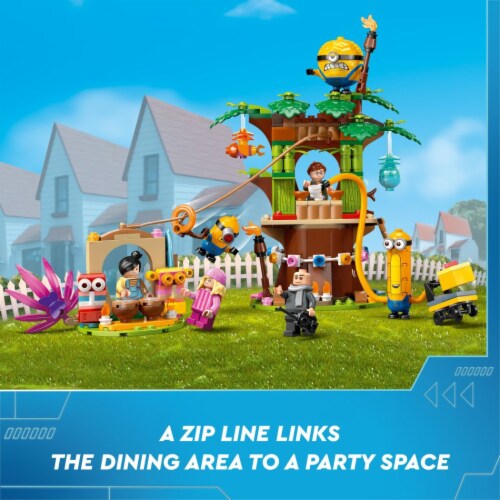 LEGO® Despicable Me 4 Minions and Gru's Family Mansion 75583  Building Set Perspective: top
