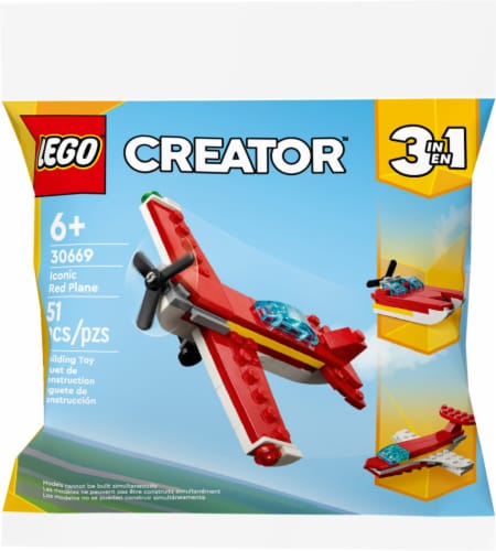 LEGO® Creator™ Iconic Red Plane 30669 Perspective: top