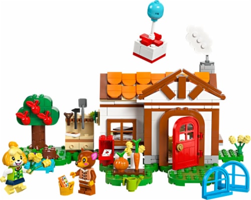 LEGO® 77049 Animal Crossing Isabelle's House Visit Perspective: top