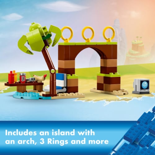 LEGO® Sonic The Hedgehog Tails' Adventure Boat 76997 Perspective: top