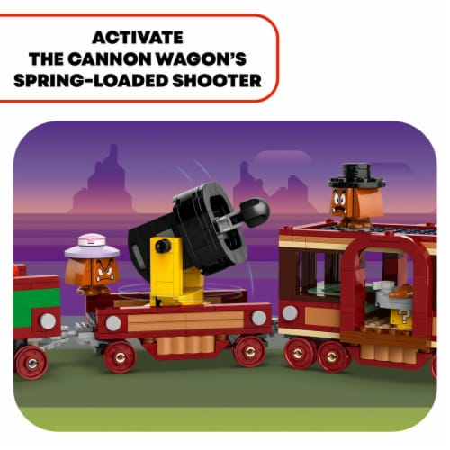 LEGO® Super Mario™ The Bowser Express Train 71437 Building Set Perspective: top