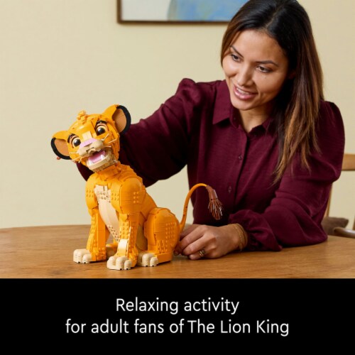 LEGO® Disney Young Simba the Lion King Collection Building Set Perspective: top