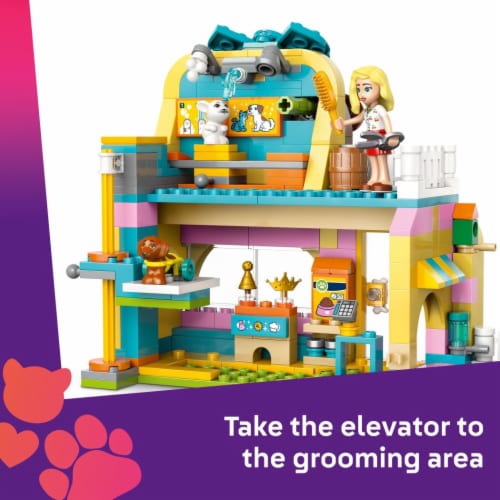 LEGO Friends Pet Accessories Shop Pretend Play Set 42650 Perspective: top