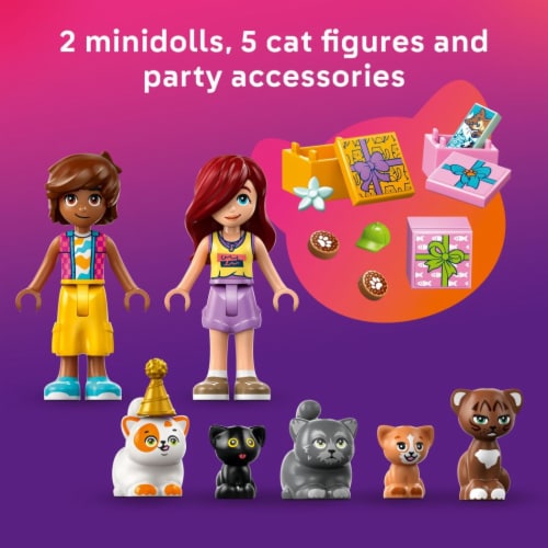 LEGO Friends Cat Birthday Party & Tree House 42666 Perspective: top