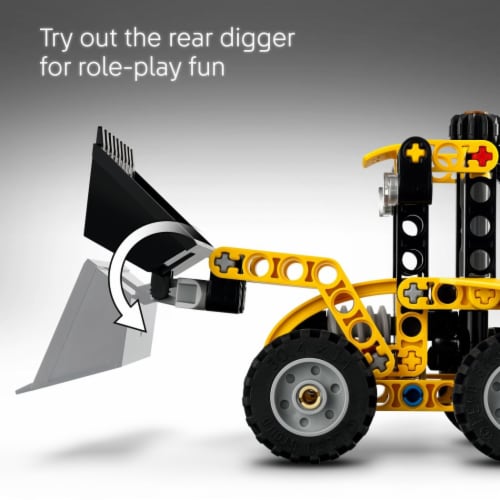 LEGO Technic Backhoe Loader Construction Toy 42197 Perspective: top
