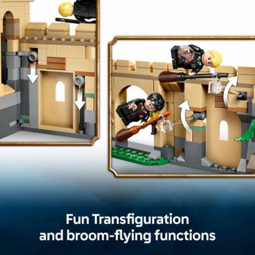 LEGO Harry Potter Hogwarts Castle: Flying Lessons Building Toy 76447 Perspective: top