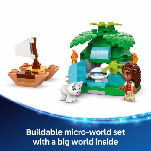 LEGO Disney Moana's Island Fun Building Toy Playset 43260 Perspective: top