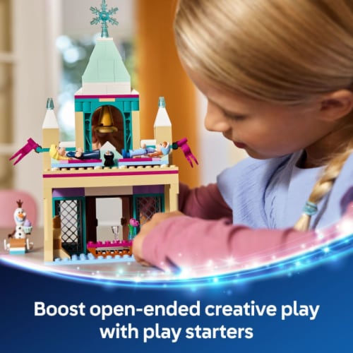 LEGO Disney Frozen: Arendelle Frozen Castle Building Toy 43265 Perspective: top