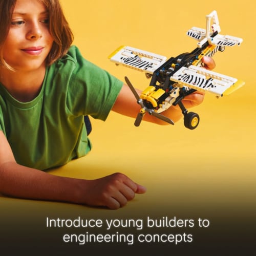 LEGO Technic Bush Plane Building Toy 42198 Perspective: top