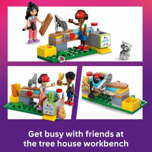 LEGO Friends Friendship Tree House Hangout Building Toy 42652 Perspective: top