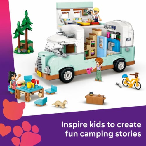 LEGO Friends Friendship Camper Van Adventure Building Set 42663 Perspective: top