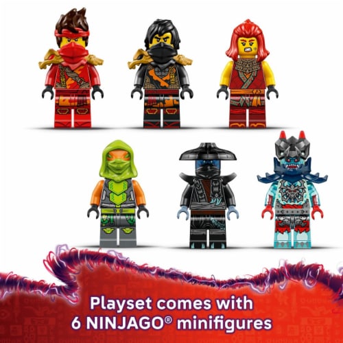 LEGO NINJAGO Ninja Combat Vehicle Building Toy 71844 Perspective: top