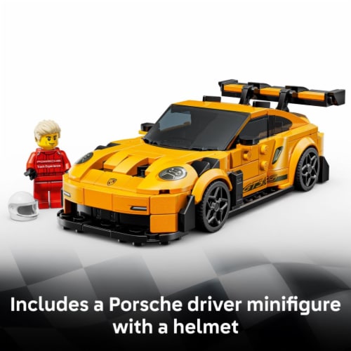 LEGO Speed Champions Porsche 911 GT3 RS Super Car 77239 Perspective: top