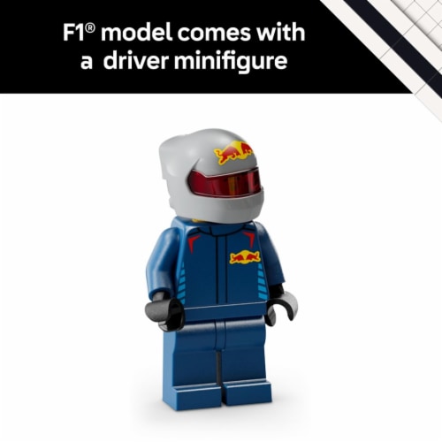 LEGO® Speed Champions Oracle Red Bull Racing RB20 F1 Race Car Toy 77243 Building Set Perspective: top