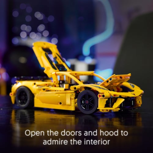 LEGO® Technic Chevrolet Corvette Stingray Toy Car 42205 Building Set Perspective: top