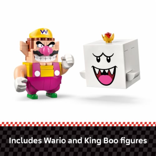 LEGO Super Mario: Mario Kart – Wario & King Boo 72038 Perspective: top