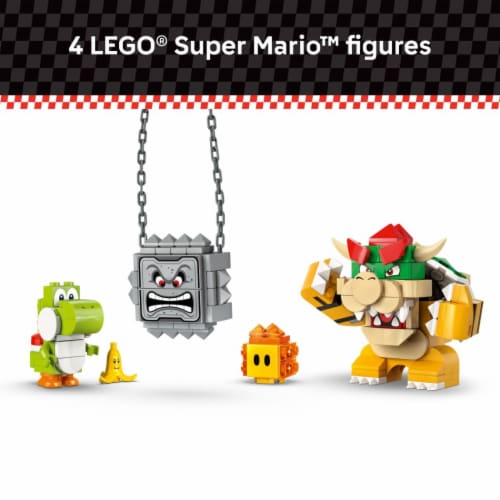 LEGO Super Mario: Mario Kart – Bowser’s Castle 72039 Perspective: top