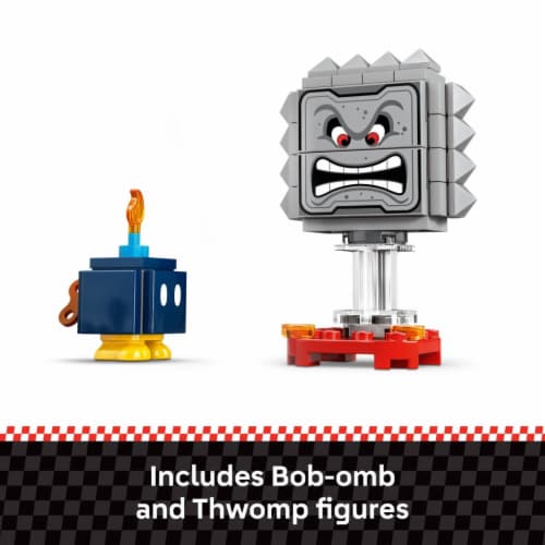 LEGO Super Mario: Mario Kart – Interactive LEGO Mario & Standard Kart 72043 Perspective: top