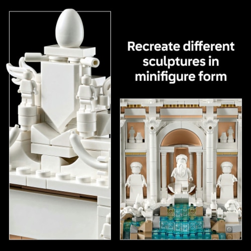 LEGO Trevi Fountain Perspective: top
