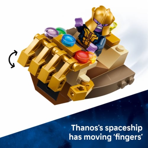LEGO Marvel Captain America vs. Thanos Kids Toy 76319 Perspective: top