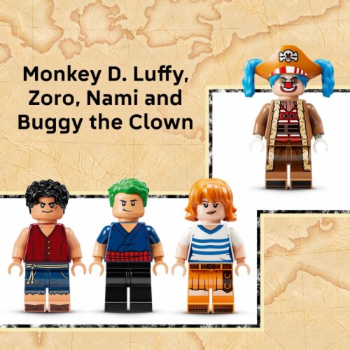 LEGO ONE PIECE Buggy the Clown’s Circus Tent 75637 Perspective: top
