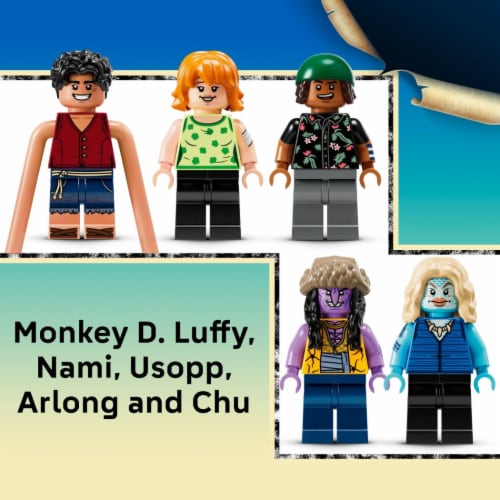 LEGO ONE PIECE Battle at Arlong Park Kids Toy 75638 Perspective: top