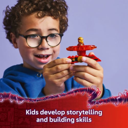 LEGO NINJAGO Kai's Dragon Spinjitzu Spinner Building Toy 71823 Perspective: top