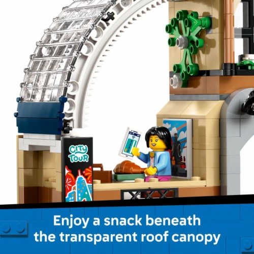 LEGO City Central Train Station Building Toy 60469 Perspective: top