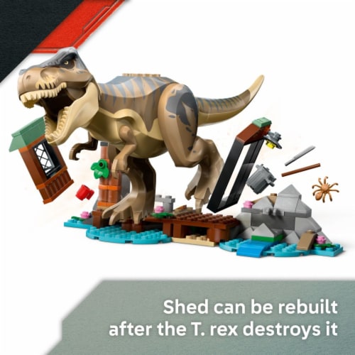 LEGO Jurassic World T. rex River Escape 76975 Perspective: top