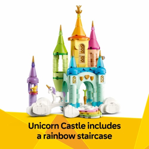 LEGO Creator 3 in 1 Unicorn Castle Building Toy 31175 Perspective: top