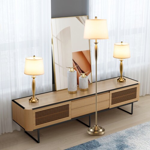 Set of 3 lamps for living room deals