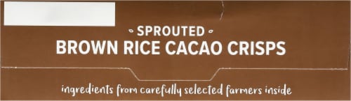 One Degree Organic Foods Sprouted Brown Rice Cacao Crisps Cereal Perspective: top